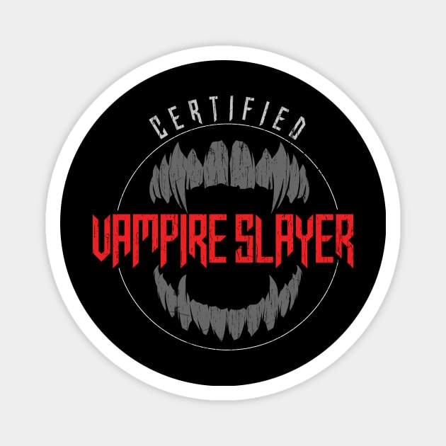 Vampire Slayer Metal Shirt Magnet by GZM Podcasts